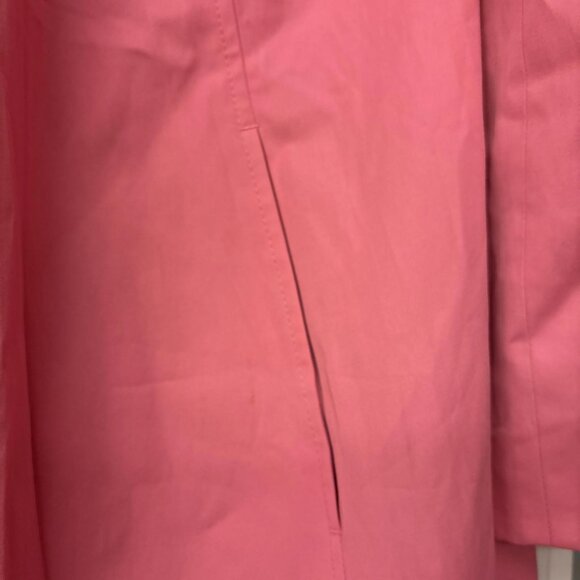 Ladies Jones New York All Weather Petal Pink Lined Coat. Medium. So Cute. Button - Picture 4 of 10